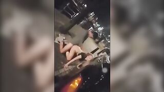 Caught Public Sex: Blonde College Student Dominated in the Street #1