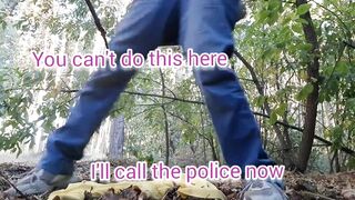 Caught Public Sex: A Forester saw her when She was Masturbating in the Forest and Wanted to Call the Police #3