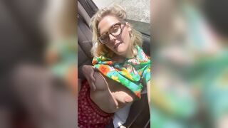 Risky Situations: Just hanging out in parking lots, playing with my pussy ♥️♥️ #2