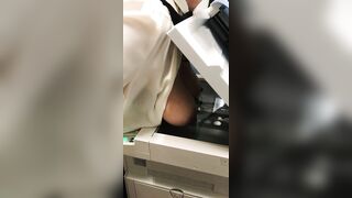 Risky Situations: Selfie photocopying my tits in the office #1