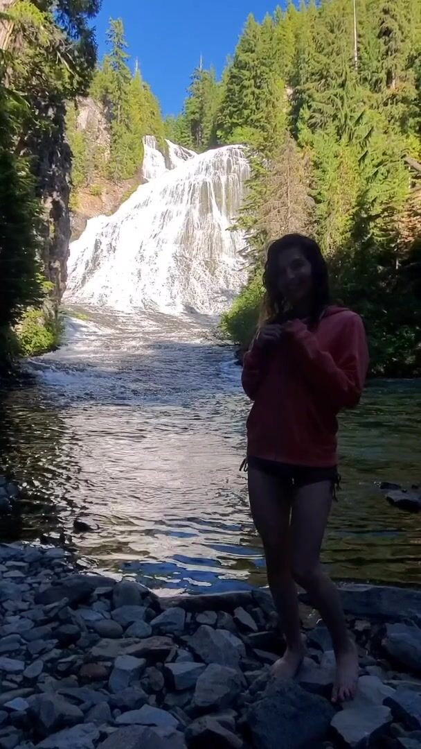 A forest service ranger came down here to tell me to put some clothes on after this????