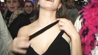 Mardi Gras flashing in party - GGW