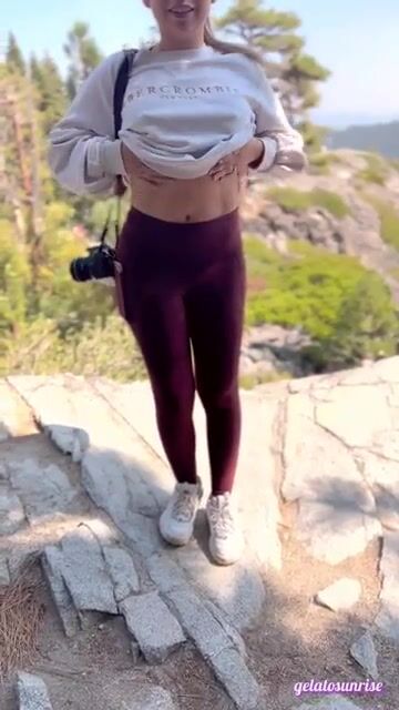 Some people came around on the trail ????