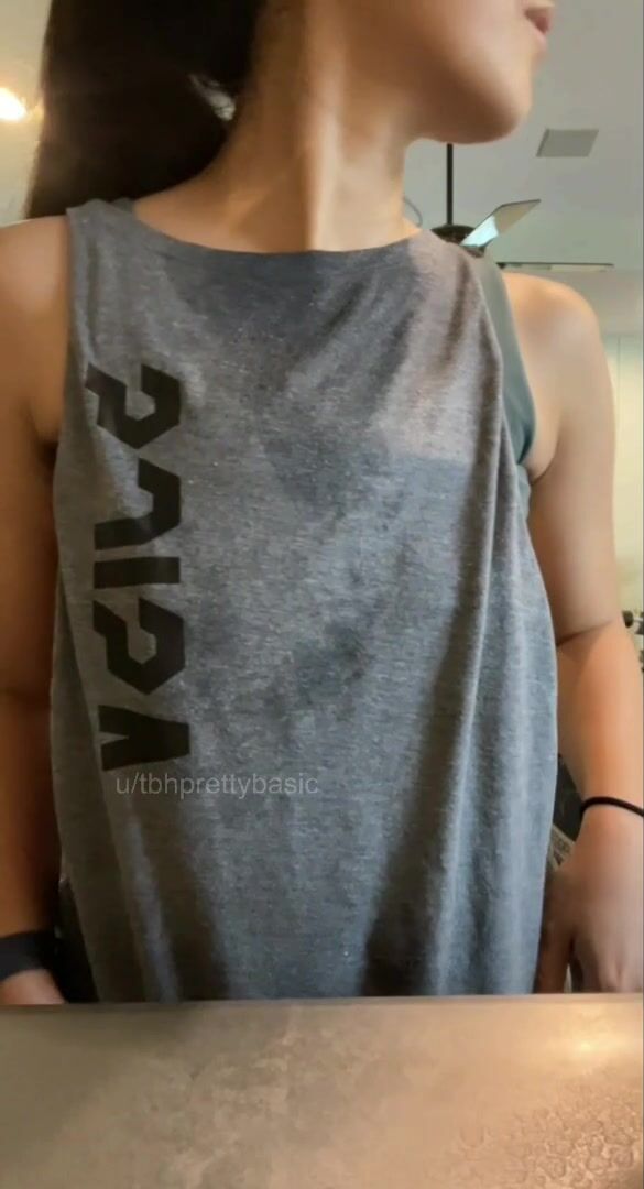 My tits wanted some air post workout