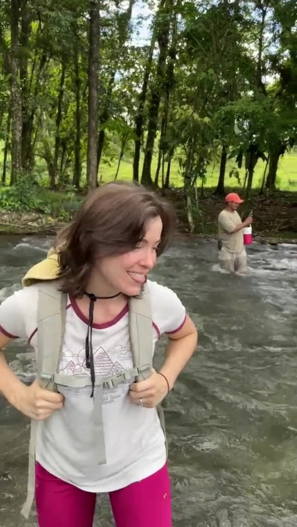 My tour guide was none the wiser! Almost fell over because of the strong current!