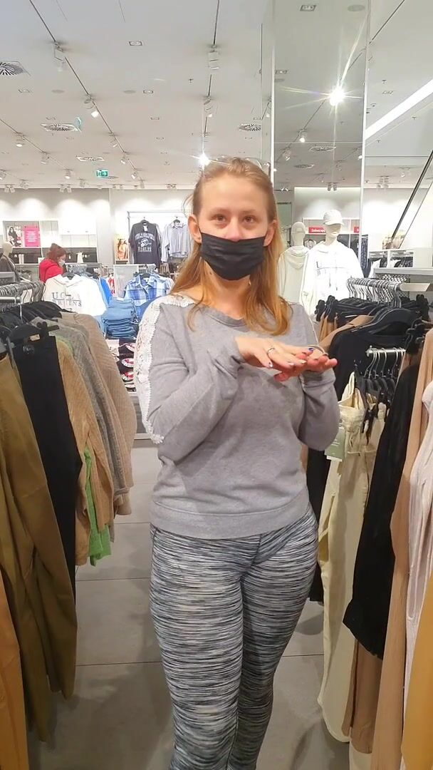 This time the security cameras caught me, but I bought the coat anyway. Heh