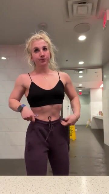 I didn’t realize the cleaning lady could see everything till we made eye contact in the mirror ????