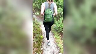 Risky Situations: A couple of hikers almost got the same view as you ♥️♥️ #1