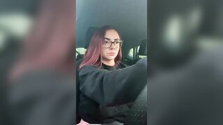 Flashing in my car! The guy next to me was VERY happy ????