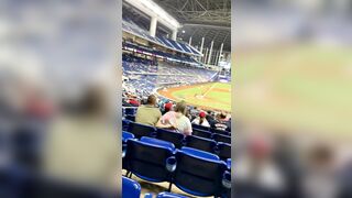 Risky Situations: Another flash at the ballgame♥️♥️ #4