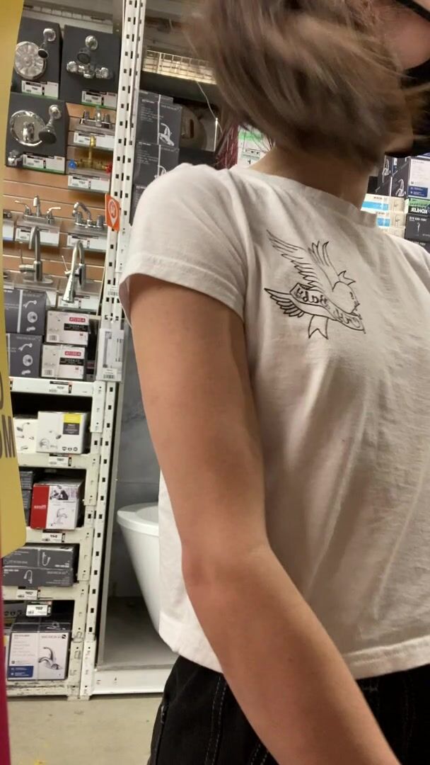 Home Depot ???? I hope at least one person catches this on the security cameras