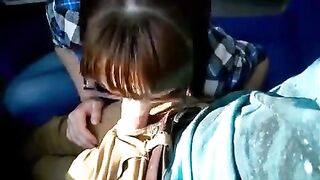 Risky Situations: Public Deep Blowjob In The Train! #4