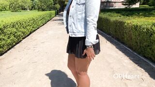 Risky Situations: Lovely day for a lingerie flash on the park #2