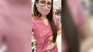 I’m just a nurse flashing at Target