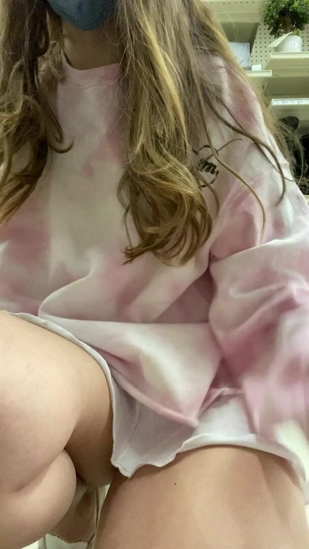Flashing in the picture frame aisle