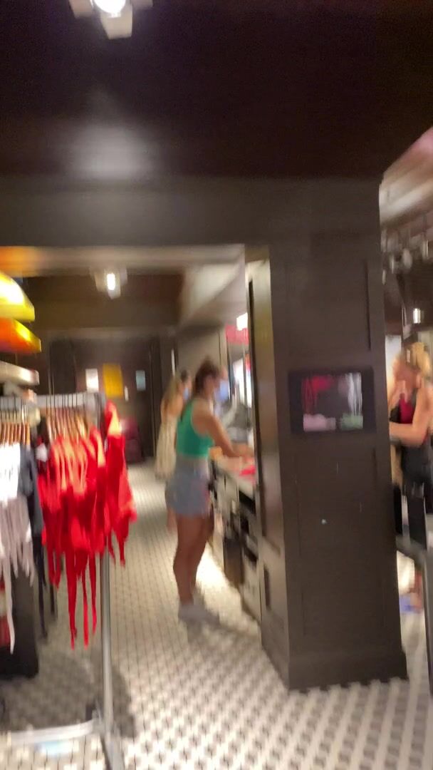 In Hollister right next to the cashiers!