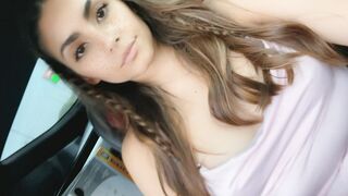 When a hot guy says hi to me at the mall