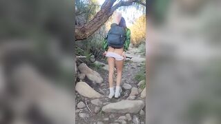 your pov when hiking with me