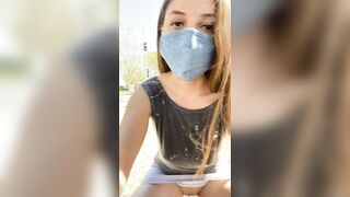 Risky Situations: Flashing my pussy at a busy intersection #2