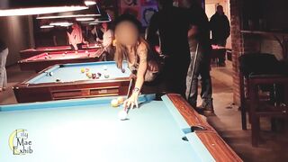 Risky Situations: This skirt was a big hit at the pool hall! #3