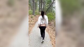 Public Nudity: Through the woods, flashing as we go #1