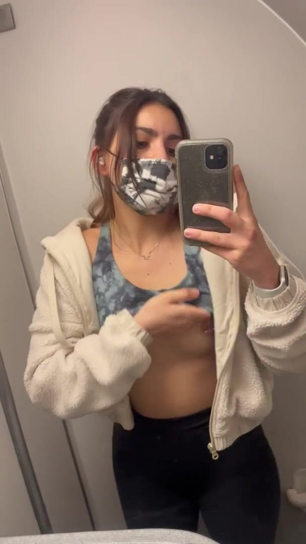 Took a little bit too long in the bathroom… line was out the door!