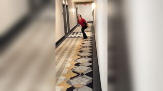 Public Nudity: Just some fun in the hallways at work♥️♥️♥️♥️ #4