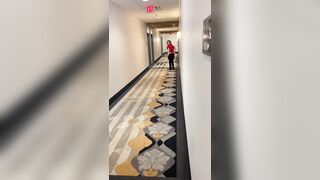 Public Nudity: Just some fun in the hallways at work♥️♥️♥️♥️ #2
