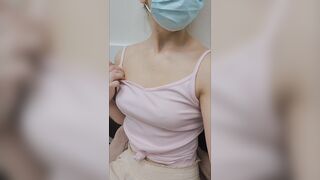 Public Nudity: Quick flash at the doctors! #1