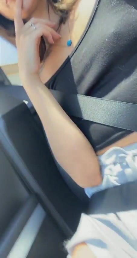 I love being risky in my car while running errands