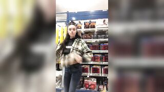 Public Nudity: [f] good morning princess auto, thanks to the lady that saw for not kicking me out ♥️♥️ #3