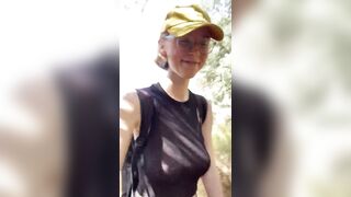 Public Nudity: You think this top is too see-through for hiking? #3