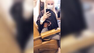 Public Nudity: I took my tits out at a hair salon and it felt so good #1