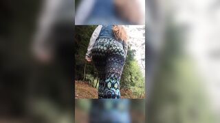 Getting fully naked and fucking on a public trail is so exhilarating! [f][m]