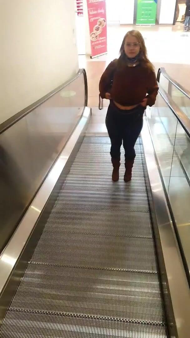 Next time you ride the steps, keep your eyes peeled.... heh