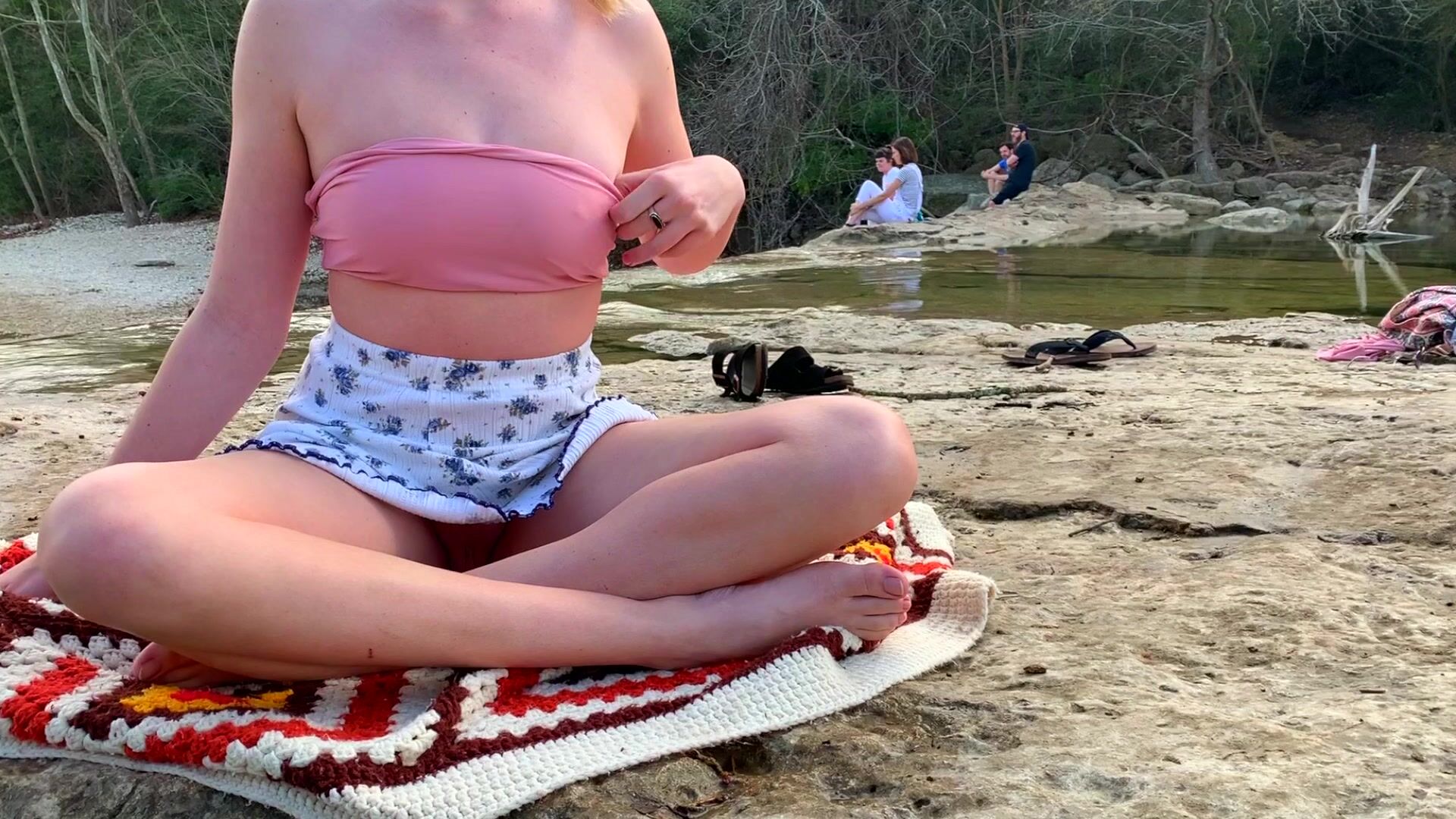 Teasing at the park!