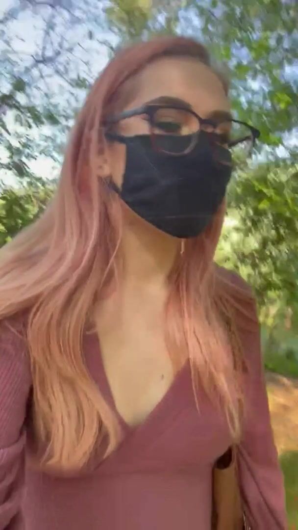 Someone messaged me daring me to walk around a public park with my tits out ..here ya go!