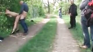 Sex In Front of Others: Public park sex #4