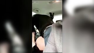 Sex In Front of Others: Hard fucking a girl while driver watches #4