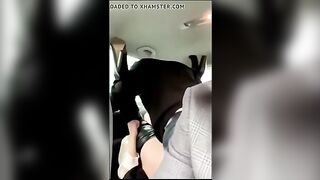 Sex In Front of Others: Hard fucking a girl while driver watches #3