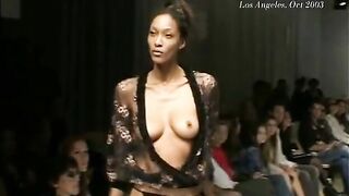 Runway Nudity: Open top on runway #3