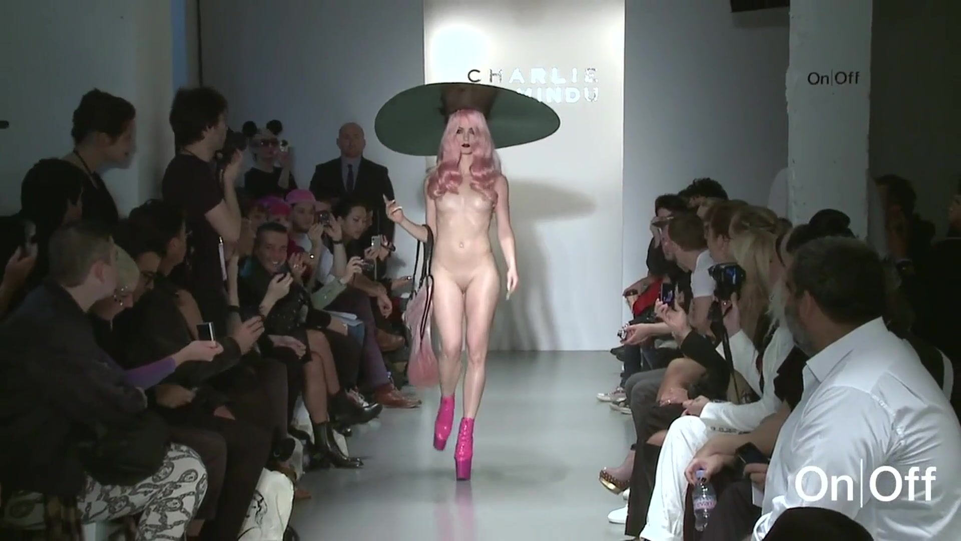 Is this the only instance of fully naked and shaved model on a runway?