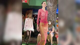 Runway Nudity: Multiple Models at Saint Sintra NYFW Show 9/8/21 #1