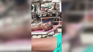 Public Sex: does she really think no one will notice? #4