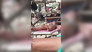 Public Sex: does she really think no one will notice? #2