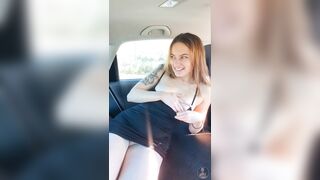 Getting Naked in Public: sluts call shotgun for the backseat #1