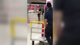 Getting Naked in Public: Florida woman strip walks in airport #4