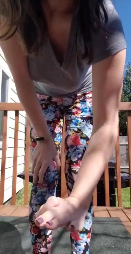 Getting some vitamin D all over my body!