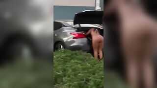 Getting Naked in Public: Left Her Bottoms In The Trunk #2