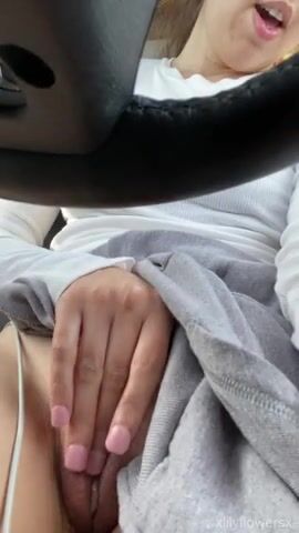 Masturbating in my car in a parking lot